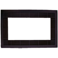 Grille cadre micro-ondes noire – Design moderne – Améliore ventilation et esthétique – Accessoire cuisine – Micel