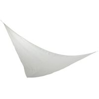 AUVENT TRIANGULAIRE CRÈME AVEC SAC - 3,6X3,6 M