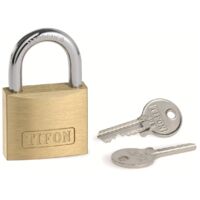 Candado Latón Anilla Corta 25Mm - Candado Arco normal de latón con Llaves Distintas ABUS