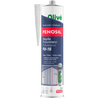 Cartouche de mastic polyuréthane blanc 300 ml. Scellant polyuréthane, scellant ciment, brique, céramique, métaux