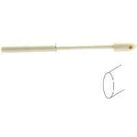 Visière Ovale Blanche 6,5 mm 40x65 7000 B1