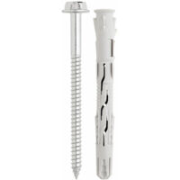 T-NUX E - CHEVILLE EN NYLON. VIS HEXAGONALE 08X080 (50 u.)