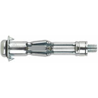 100 chevilles Indemoll M6 x 89 mm (D. 12 mm) avec vis à tête bombée pour matériaux creux