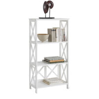 Étagère Victoria 4 tablettes Kitcloset blanc