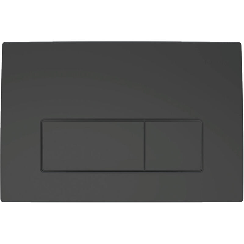 Geberit Delta50 Dual Push Button Flush Plate Concealed Toilet Cistern Matt Black