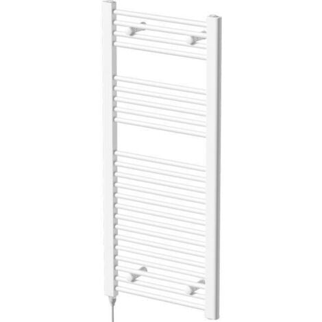 Galiflo White Heated Towel Rail Radiator Flat Straight Electric Bathroom Heating 1100 x 500mm
