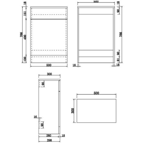 White Gloss Bathroom Furniture WC Toilet Unit BTW Back to Wall Soft Close Saturn Toilet Pan