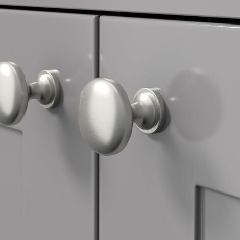 Grey Gloss Bathroom Vanity Unit with Basin Sink Cabinet Storage - 600mm