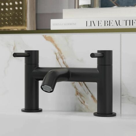 Merano Cosenza Bath Mixer Tap - Black (1/3)