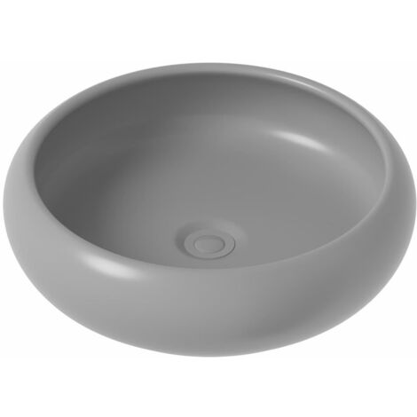 Affine Round Countertop Basin Matt Grey - 420 x 420mm