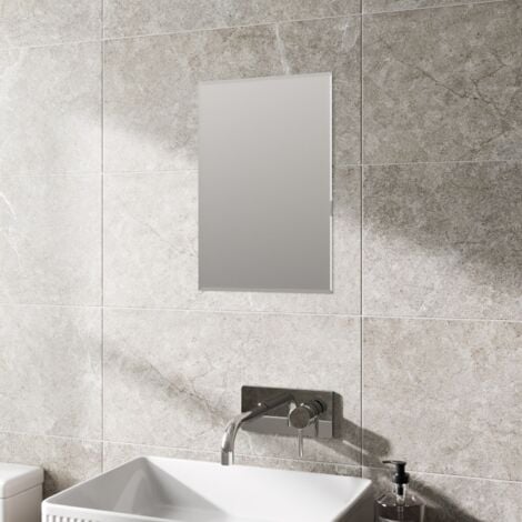 Plain Bathroom Mirror Modern Rectangle, Plain Wall Mirrors Uk
