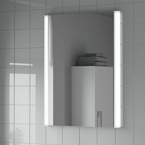 Bathroom LED Illuminated Mirror Demister Mains Power Luxury IP44 Rated 600x800mm