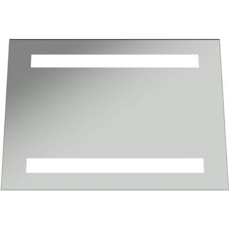 Bathroom Mirror LED Lights Wall Rectangular Battery Powered IP44 Rated 390x500mm