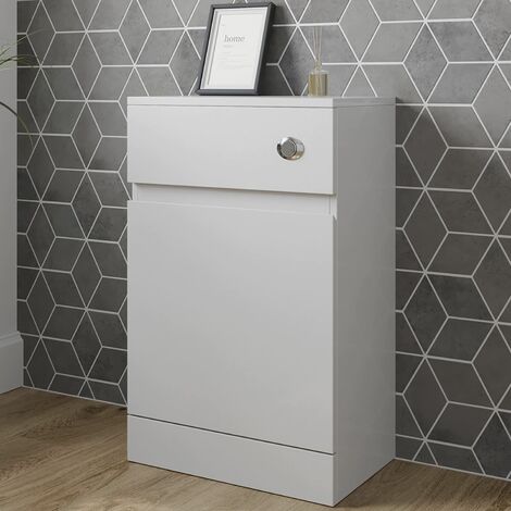 Artis White Gloss Back to Wall Toilet Unit - 500 x 320mm (1/5)