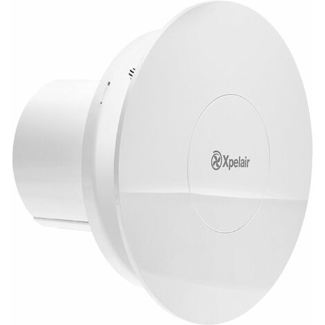 Xpelair Simply Silent Contour 4" Wall Kit White Wall Tube Timer Recessed C4TSR