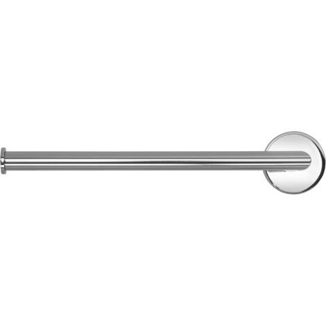 Croydex Flexi-Fix Chrome Towel Bar for Bathroom 27cm Length - Epsom (1/5)