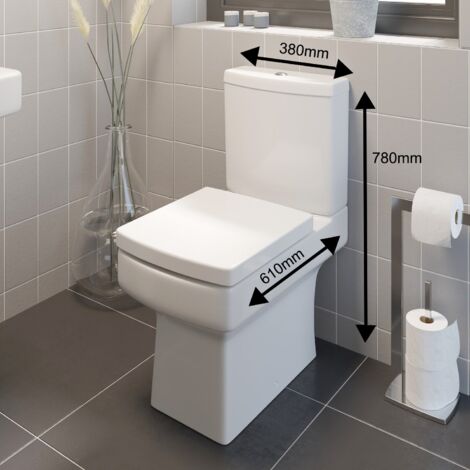 Aquari Complete Bathroom Suite Black RH Shower Bath Screen Basin Vanity Toilet 1700mm