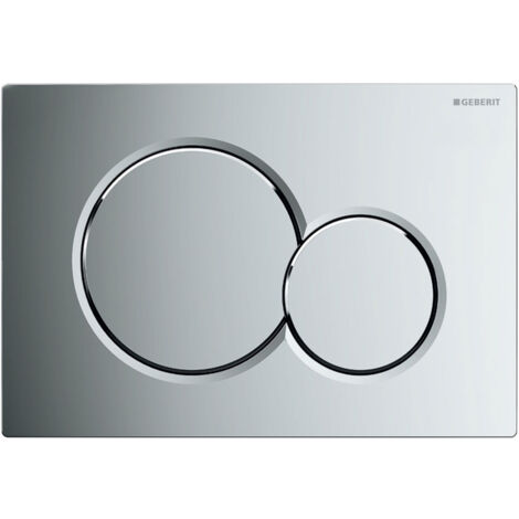 Geberit Sigma 01 Dual Push Button Flush Plate Concealed Toilet Cistern Chrome