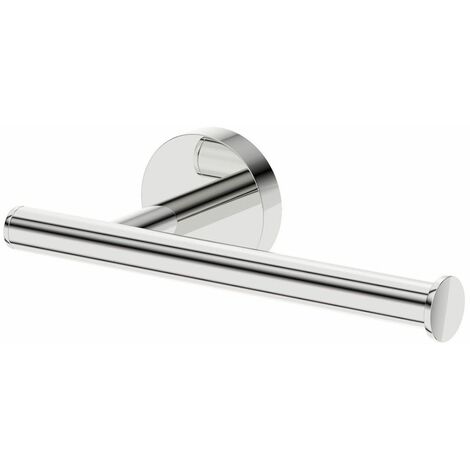 Bathroom Toilet Roll Holder Chrome Round Wall Mounted Stylish Modern