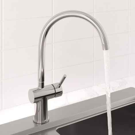 Cascade Curved Swivel Spout Chrome