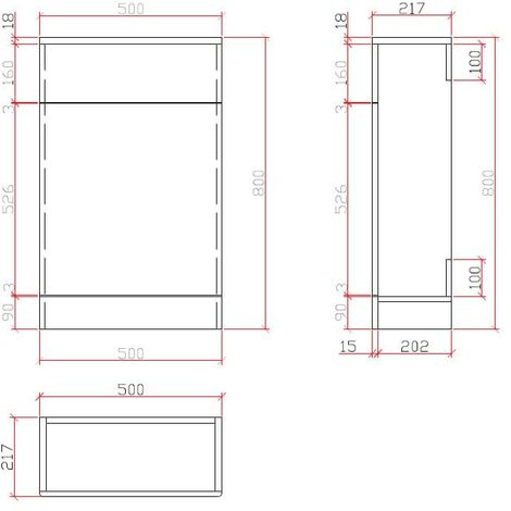 Modern Bathroom Toilet Unit Concealed Cistern 500mm WC BTW Soft Close Seat Grey