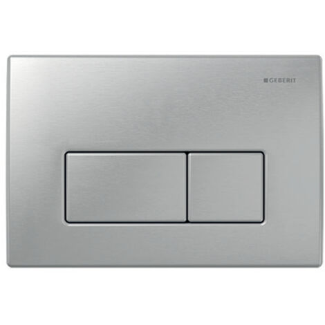 Geberit Kappa 50 Dual Push Button Flush Plate Concealed Cistern Stainless Steel