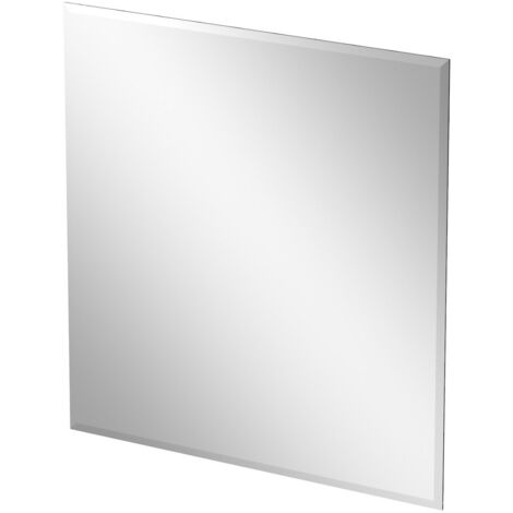 Bathroom Mirror Square 500x500mm Bevelled Edge Modern Wall Mounted Glass Large