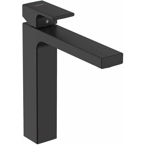 hansgrohe Vernis Shape High Rise Basin Mixer Tap 190 Matt Black - 71591670 (1/5)