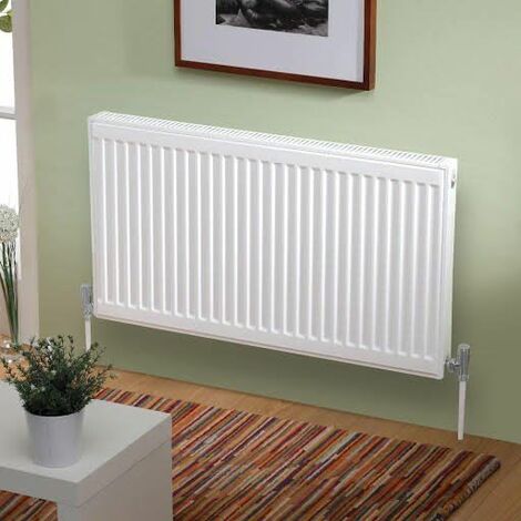 Kartell K-RAD Kompact Type 22 White 500mm x 1300mm Double Panel with Double Convector Horizontal Radiator - D513K (1/5)