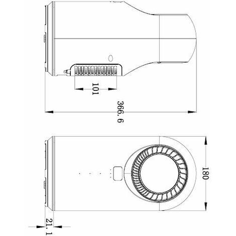 TCP Smart WiFi Wall Mounted Downflow Heater 2000w