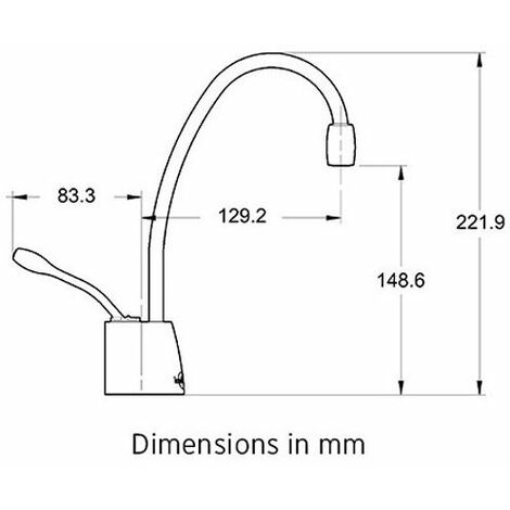 InSinkErator Steaming Hot & Filter Cold Water Chrome Tap
