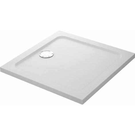 Mira Flight Safe Shower Tray Low Profile Square 800x800mm & Waste