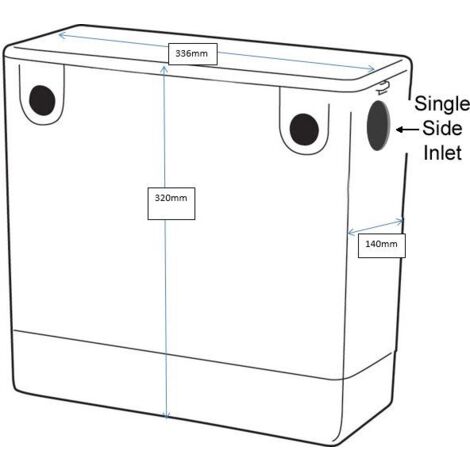 Essentials Concealed Cistern