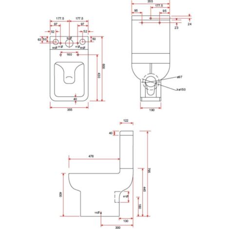 Bathroom Cloakroom Suite Toilet Close Coupled Basin Semi Pedestal