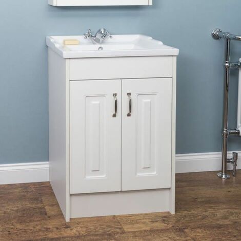 Park Lane Floor Standing Bathroom Sink Cabinet 600mm Width