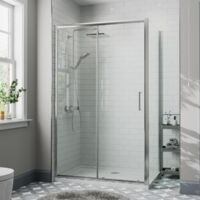 Diamond 1200x900mm Sliding Shower Door & Side Panel 8mm