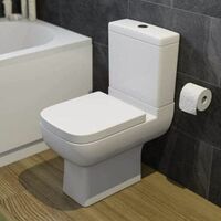 Complete Bathroom Suite 1600mm L Shape RH Bath Screen Toilet Basin Taps Shower - White