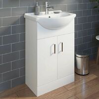 Complete Bathroom Suite 1500 L Shape RH Bath Screen WC Basin Vanity Unit Shower