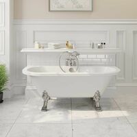 Traditional Freestanding Roll-Top Bath Double Ended Dragon Feet 1700 Winchester