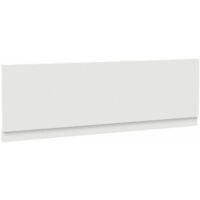 Modern Bathroom 700mm End Bath Panel 18mm MDF White Gloss Wooden Plinth Easy Cut