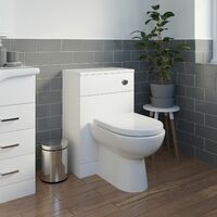 Bathroom Vanity Unit Drawer Cabinet Laundry Storage Toilet Furniture Basin Sink - White