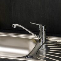 Reginox Alpha10 Kitchen Sink 1.0 Single Bowl Inset Stainless Steel Basket Waste