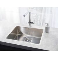 Reginox Texas Kitchen Sink Single Bowl Stainless Steel Integrated 50 x 40 Waste