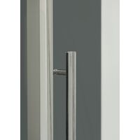 Coram Optima Cubicle Pivot Shower Door 800mm 6mm Safety Glass Chrome Enclosure