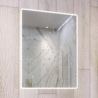 RAK Amethyst LED Bathroom Mirror Demister Pad Shaver Socket IP44 700 x 500mm