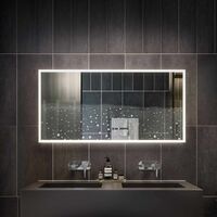 RAK Cupid LED Bathroom Mirror Demister Anti-fog Shaver Socket IP44 600 x 1000mm