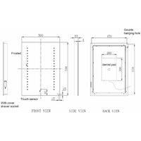 RAK Hestia LED Bathroom Mirror Demister Anti-Fog Shaver Socket IP44 700 x 500mm