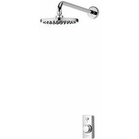Aqualisa Visage Q Thermostatic Smart Shower Concealed Wall Fixed Head HP/Combi