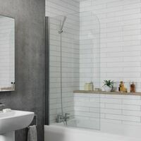 1800mm Bathroom Suite Double Ended Bath Shower Toilet Basin Pedestal Taps Screen