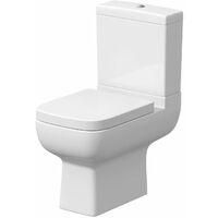 Bathroom Suite 1800mm Single Curved Bath Toilet Basin Sink Vanity Unit Charcoal